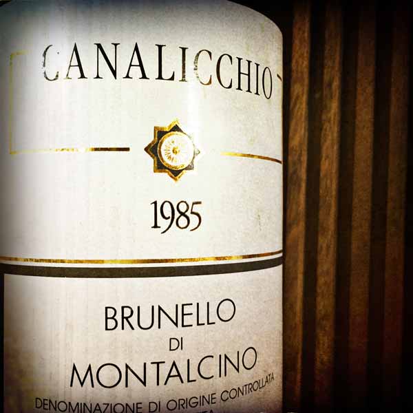 Brunello di Montalcino von 1985 von Canalicchio im wineroom