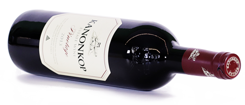 Food pairing wine with green cabbage bottle of Kanonkop Pinotage