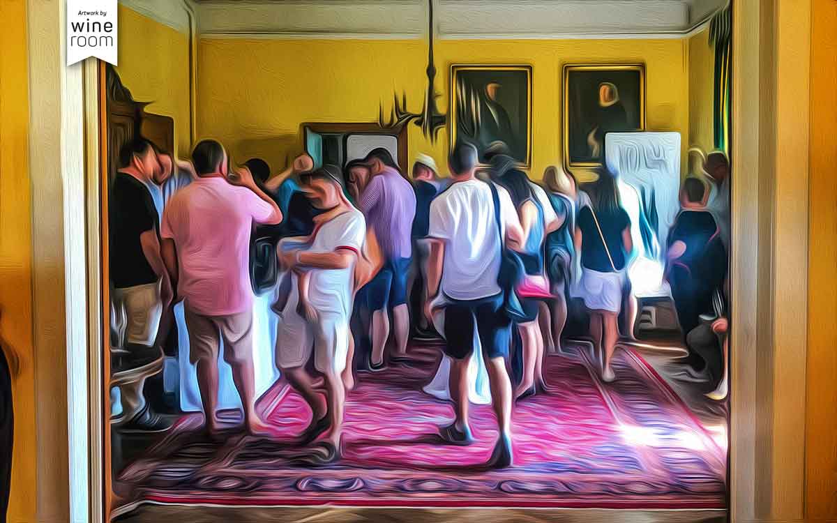 Tasting-Raum im Schloss Saarstein